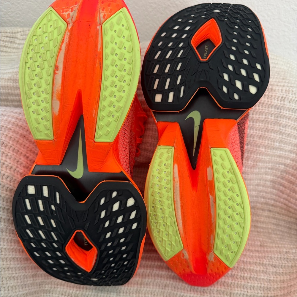 Nike Air Zoom Alphafly Bright Orange Athletic Shoes - Picture 6 of 8